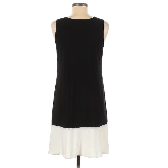 Nik and Nash Black and White Colorblock Sleeveless Dress, Sz XL - Picture 7 of 7